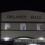 Delaney Hall building at night with lit windows — federal judges mandatory immigration detention