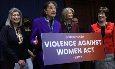 Women speak at Violence Against Women Act event