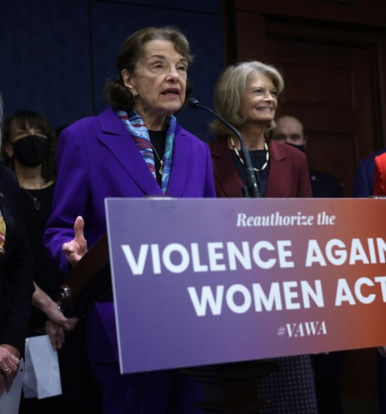 Women speak at Violence Against Women Act event