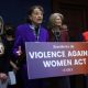 Women speak at Violence Against Women Act event