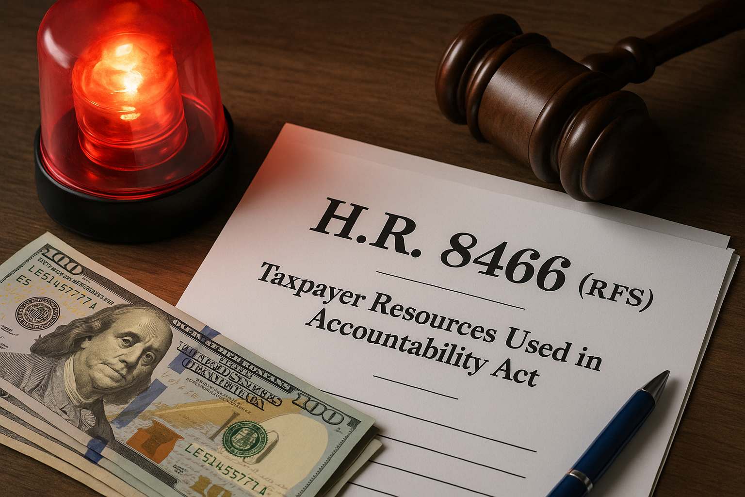 H.R.&nbsp;8466&nbsp;(RFS) - Taxpayer Resources Used in Emergencies Accountability Act