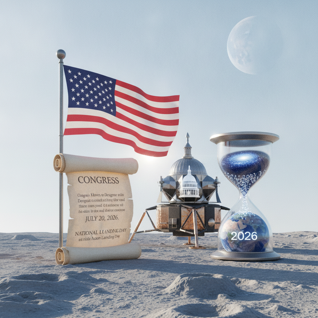Congress Moves to Designate July 20, 2026, as National Moon Landing Day