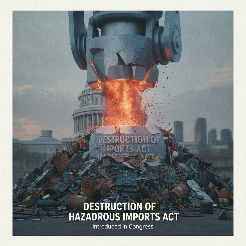 Destruction of Hazardous Imports Act Introduced in Congress