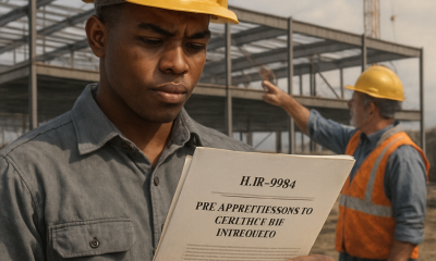 H.R. 9684: Pre-Apprenticeships to Hardhats Act Introduced
