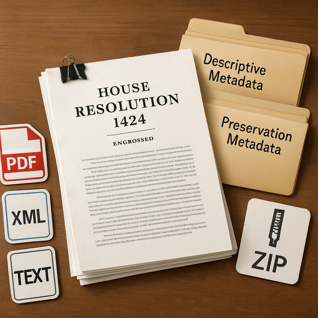 House Resolution 1424 Engrossed: Key Legislative Document