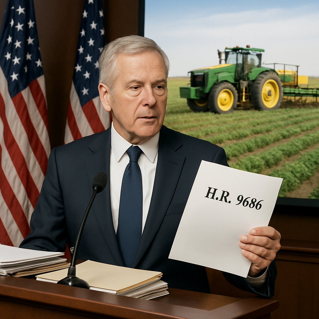 New Agricultural Research Bill Introduced: H.R. 9686