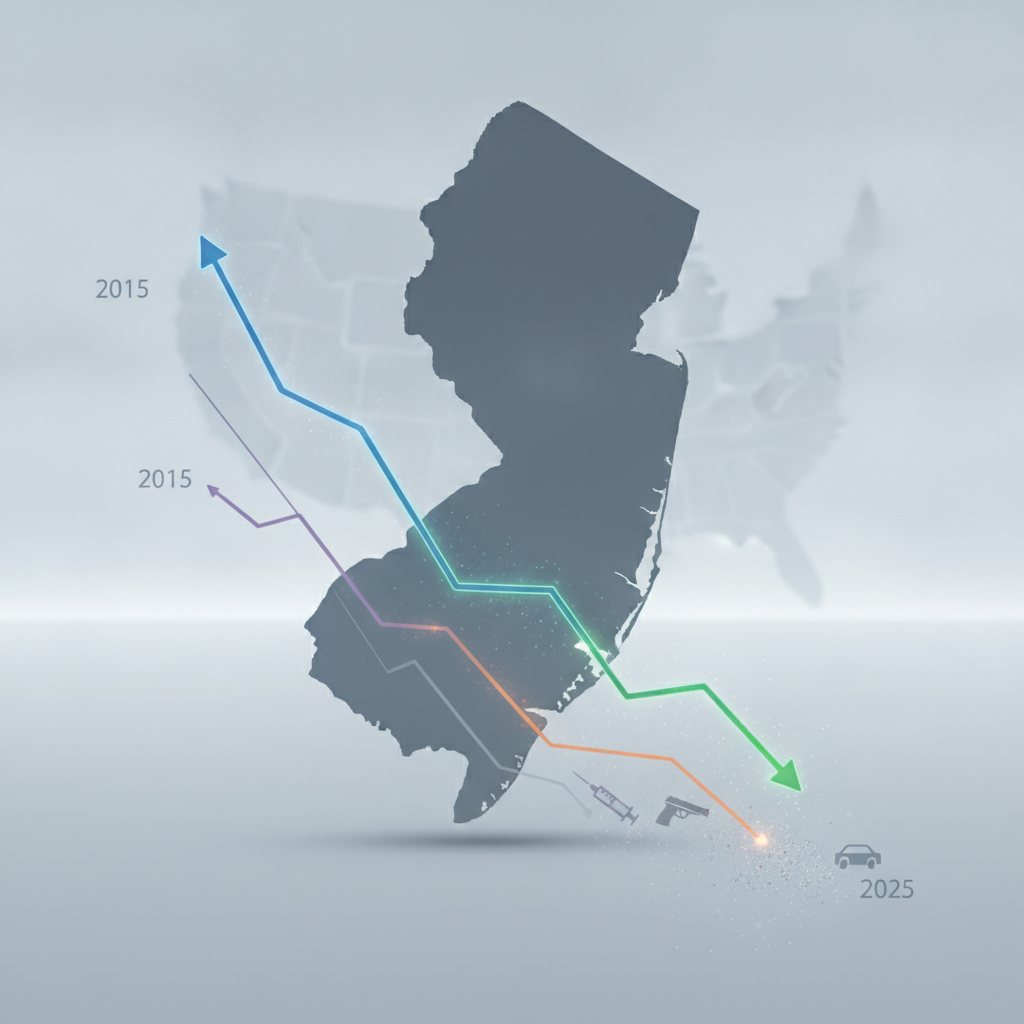 New Jersey Leads Nation in Decrease of Death Rates Since 2015