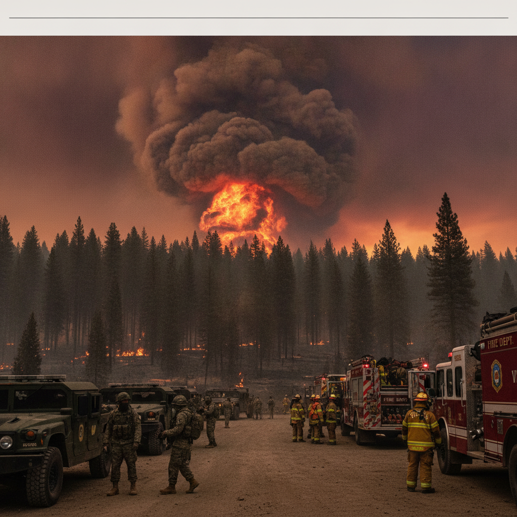 Pacific Northwest Wildfires Burn 1.8 Million Acres as Governors Mobilize National Guard and Out-of-State Crews