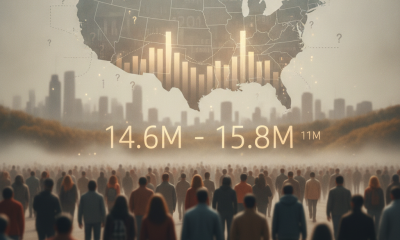 Undocumented Immigration Population in the U.S. Estimated at Up to 15.8 Million