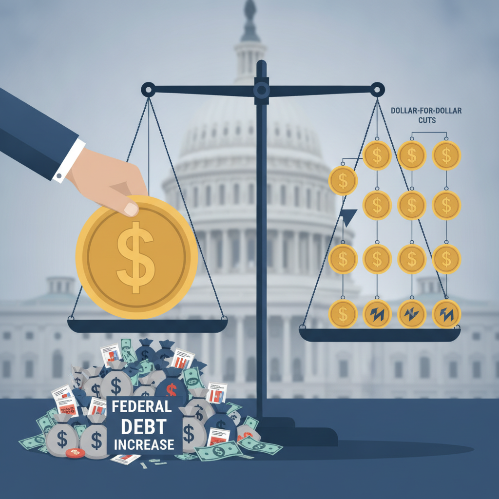 Congressional Measure Proposes 'Dollar-for-Dollar' Cuts to Offset Federal Debt Increases
