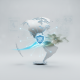 Digital illustration of a globe with food safety symbols, representing the Foodborne Illness Rapid Response Act.
