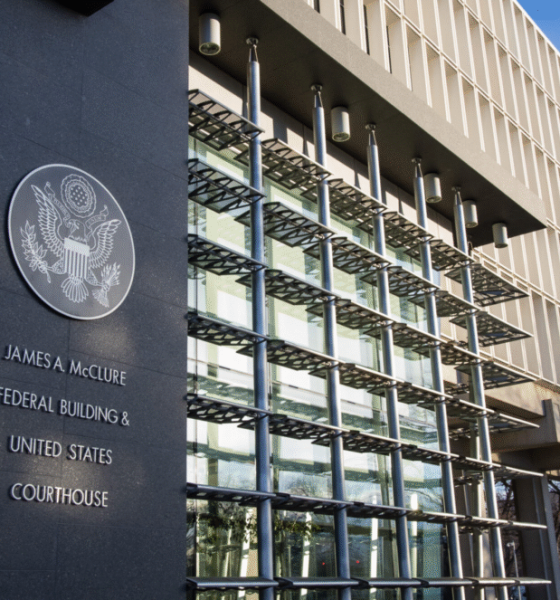 Exterior view of the James A. McClure Federal Building and U.S. Courthouse in Idaho, showcasing mo — idaho abortion ruling