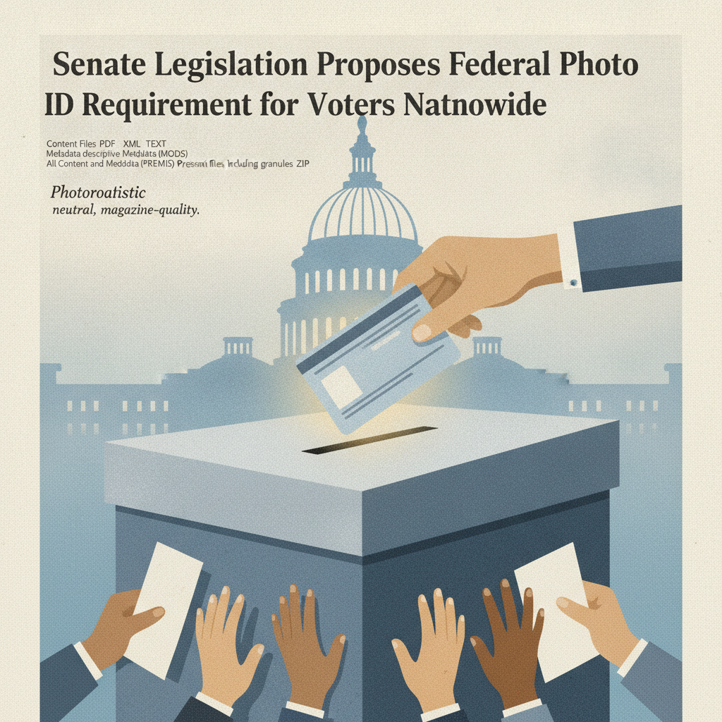 Senate Legislation Proposes Federal Photo ID Requirement for Voters Nationwide
