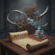 A steampunk-style illustration featuring gears and a scroll titled 'BAD DEAL Act of 2026' with digital icons representing…