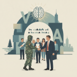 A soldier in camouflage shakes hands with a businessman, symbolizing — Veterans Emergency Treatment and Shelter Access Act