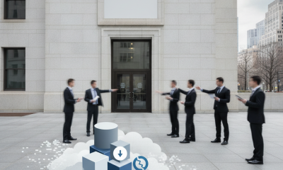 Group of people in business attire discussing outside a government building, s — Sheriff Adrian Butch Anderson Post Office