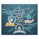 Graphic illustrating the Earned Wage Access Consumer Protection Act with scales, money, and a clock, symbolizing worker pa…