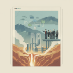 Illustration depicting a geothermal energy site with officials discussing project plan — Geothermal Energy Advancement Act