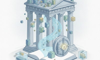 Illustration of a classical building with floating data cubes and a large book, symbolizing legislative recor — H Res 1504