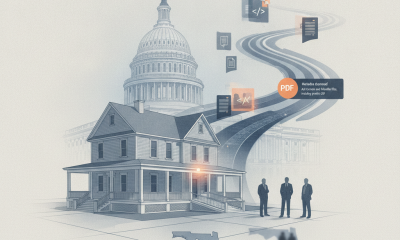 Illustration depicting the U.S. Capitol, a house, and figures symbolizing National Falls Prevention Awareness Week 2026.