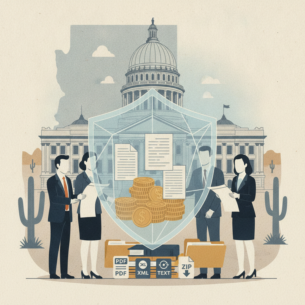Illustration of lawmakers discussing a shielded document with fin — Protection of Social Security Benefits Restoration Act