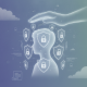 Illustration of a child's silhouette surrounded by digital security shields, symbolizing online privacy and pro — HR 10207