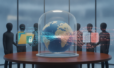 A group of silhouettes around a table with a globe under a glass dome, symbolizin — HR 10309 Halting Overseas Mandates Act