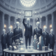 Digital illustration representing the HR 8278 regulatory technology bill passed by the House.