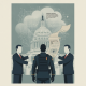 Illustration of a soldier with a Medal of Honor standing before the U.S. Capitol, — Medal of Honor Access and Liaison Act