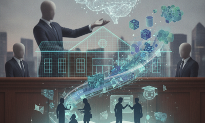 A conceptual illustration of AI in education, featuring si — Artificial Intelligence Education and Workforce Readiness Act
