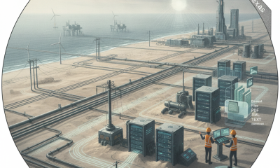 Illustration depicting energy infrastructure in South Texas, featur — Empower Energy Exporting Communities Act South Texas