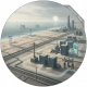 Illustration depicting energy infrastructure in South Texas, featur — Empower Energy Exporting Communities Act South Texas