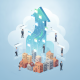 Illustration depicting a digital concept of affordable housin — Affordable Housing Preservation and Protection Act of 2026