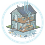Illustration of a modern home showcasing accessibility features like zero- — Home Accessibility Improvements Inclusion Act