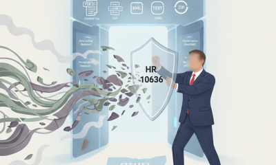 Ohio Representative Michael Rulli presenting HR 10636, the Medicaid Fraud Prevention Act, with visual elements symbolizing…