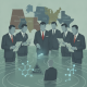 Group of suited individuals discussing EPA regulations related to mifepristone, with — epa mifepristone water contaminant