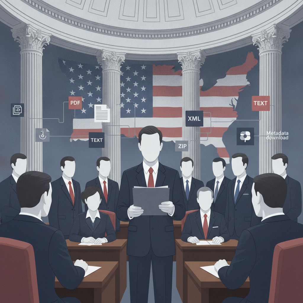 A congressional meeting with lawmakers discussing the Reserve Organization of America Charter Amendments Act, featuring an…