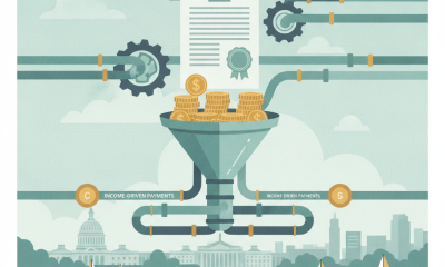 Illustration depicting a funnel processing inc — Streamlining Income-driven Manageable Payments on Loans for Education Act