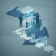 Silhouettes of business professionals interacting with digital icons over a map of Michig — VA AI Transparency Act of 2026