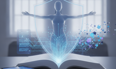 A digital representation of a human figure surrounded by a protective shield, symbolizing safe — Kayleighs Law Act of 2026
