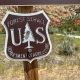 Sign for the U.S. Forest Service Department of Agriculture in a natural — Forest Service Headquarters Move to Utah Blocked