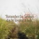 Text of Exodus 20:8 on a blurred grassy background, emphasizing the Sabbath's significance. — Exodus 20 8 meaning