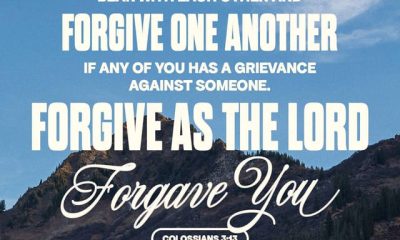 Inspirational text on forgiveness with a mountain backdrop, referencing Colossians 3:13 meaning. — Colossians 3 13 meaning
