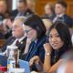 Young lawmakers in Kansas, including Angel Roeser, engage in a legislative session, highlighting Gen Z's involvement in po…