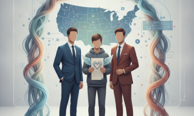 Three figures, two in suits and one holding a heart symbol, represent supp — Expanded Coverage for Former Foster Youth Act