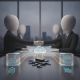 Business figures shake hands over a digital table linking a facto — Small Business and Defense Industrial Base Support Act