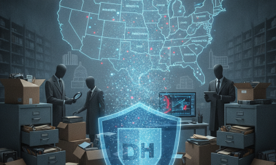 A digital representation of a DHS investigation into noncitizen voting, featuring a — DHS noncitizen voting investigation
