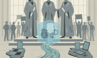 Illustration depicting lawmakers discussing police training reforms w — Police Training and Independent Review Act of 2026