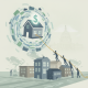 Illustration depicting a house with a dollar sign surrounded by swirling document — Disaster Loan Outreach Consistency Act