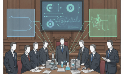 Improving Justice Programs through Science Act document graphic introducing legislation to create a DOJ science advisory b…